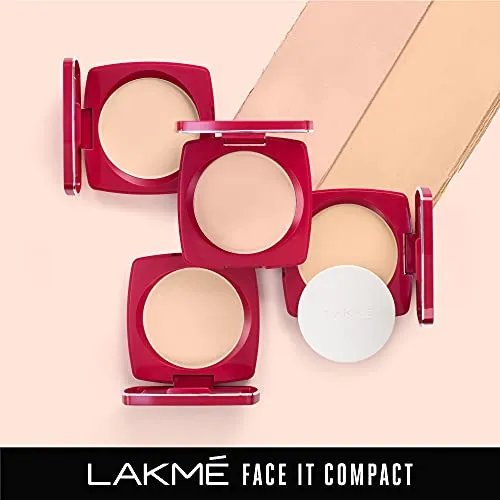 LAKMÉ Face It Compact, Pearl, 9 g