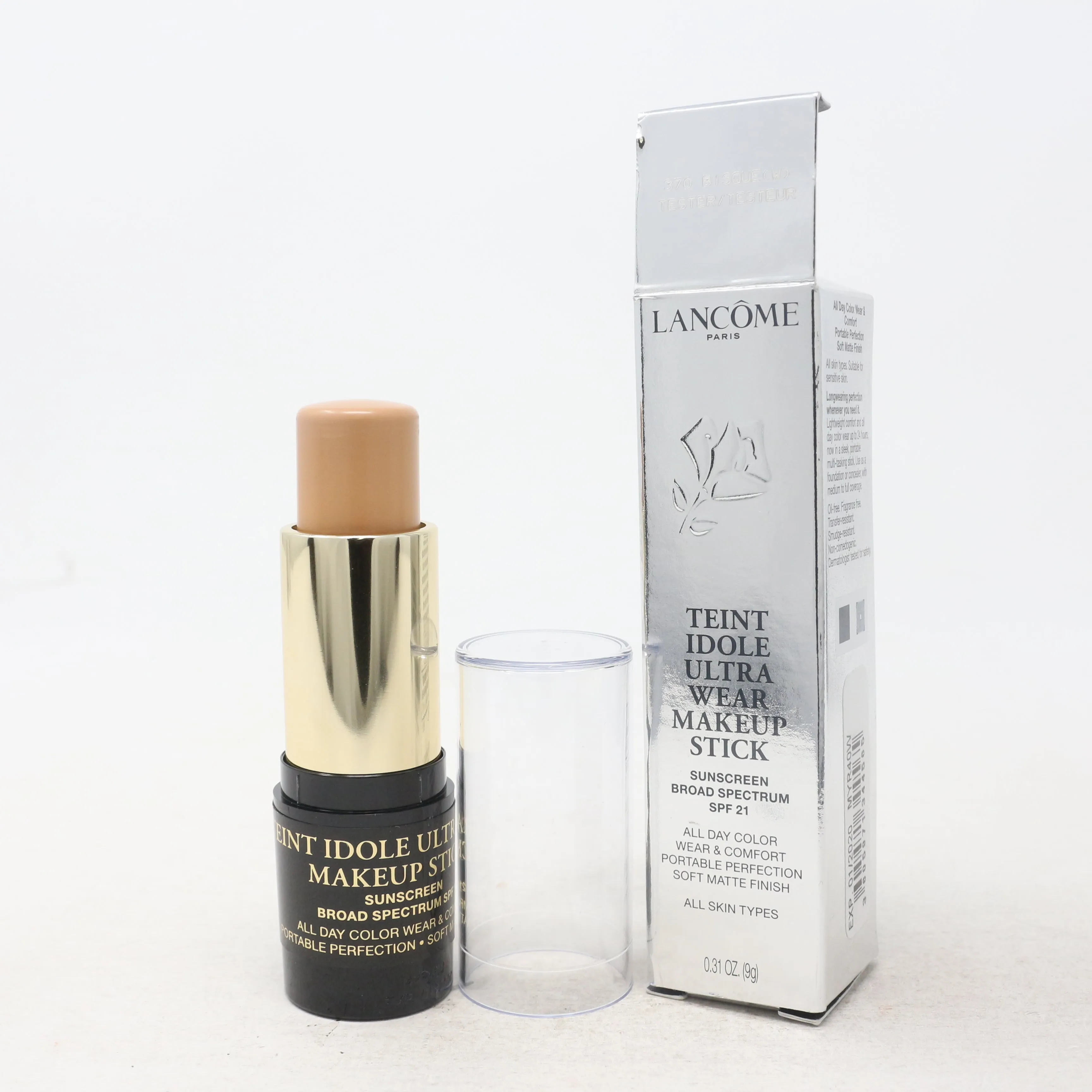 Lancome Teint Idole Ultra Wear Makeup Stick Plastic Cap  0.31oz/9g New