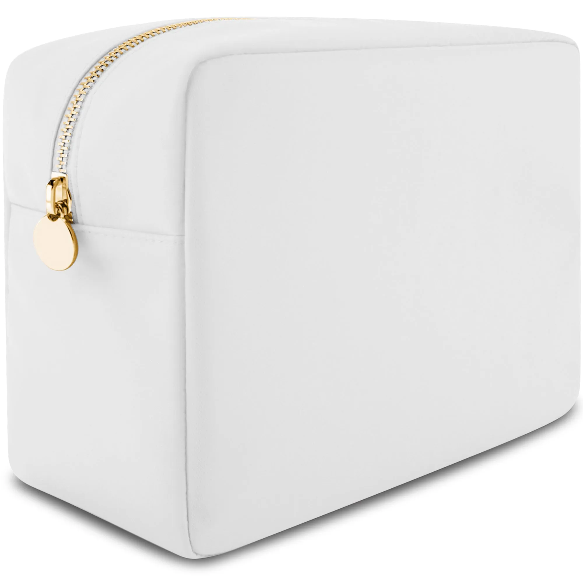 Large Makeup Bag Beige - Travel Toiletry Bag For Women