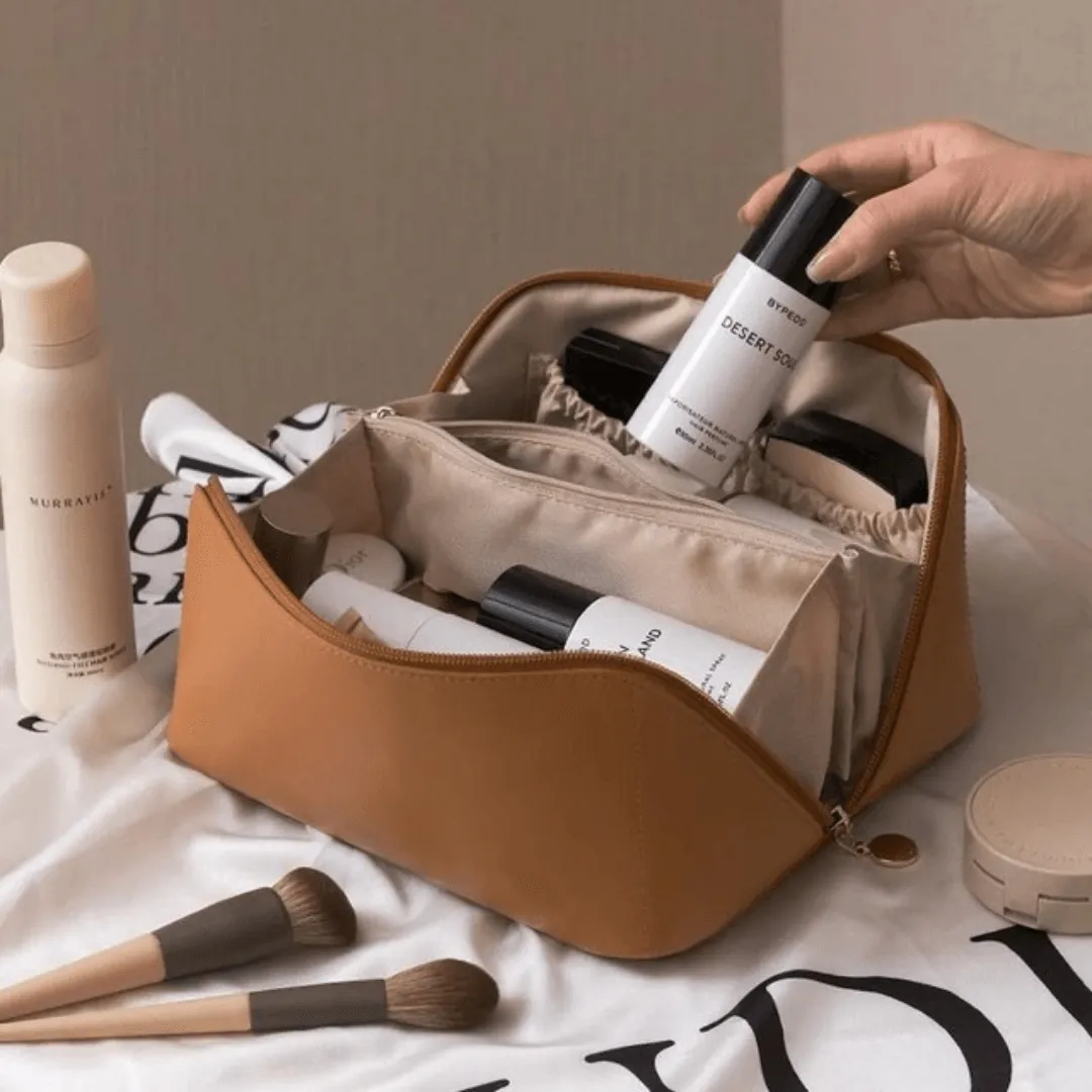 Leather Cosmetic Bag