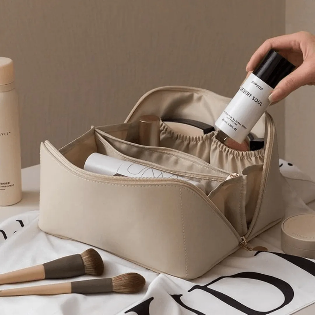 Leather Cosmetic Bag