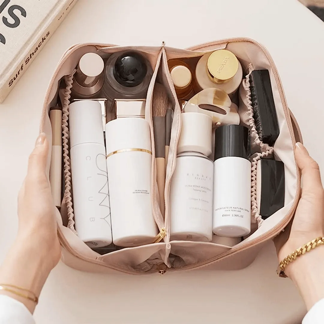 Leather Cosmetic Bag