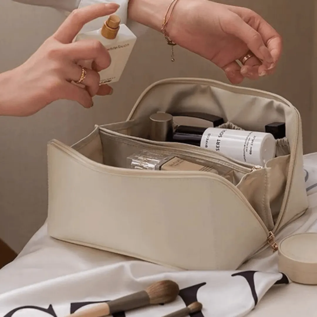 Leather Cosmetic Bag