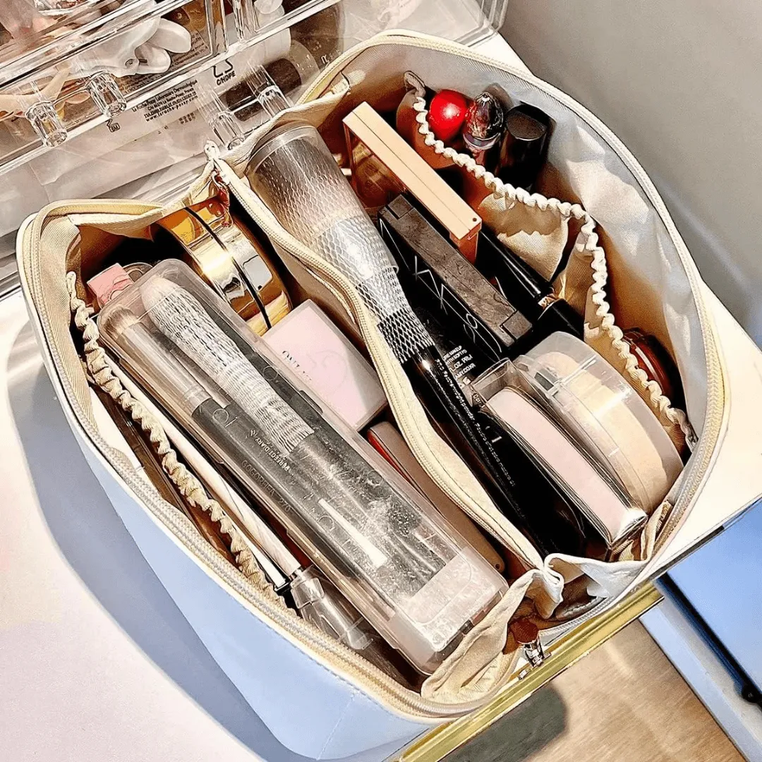 Leather Cosmetic Bag