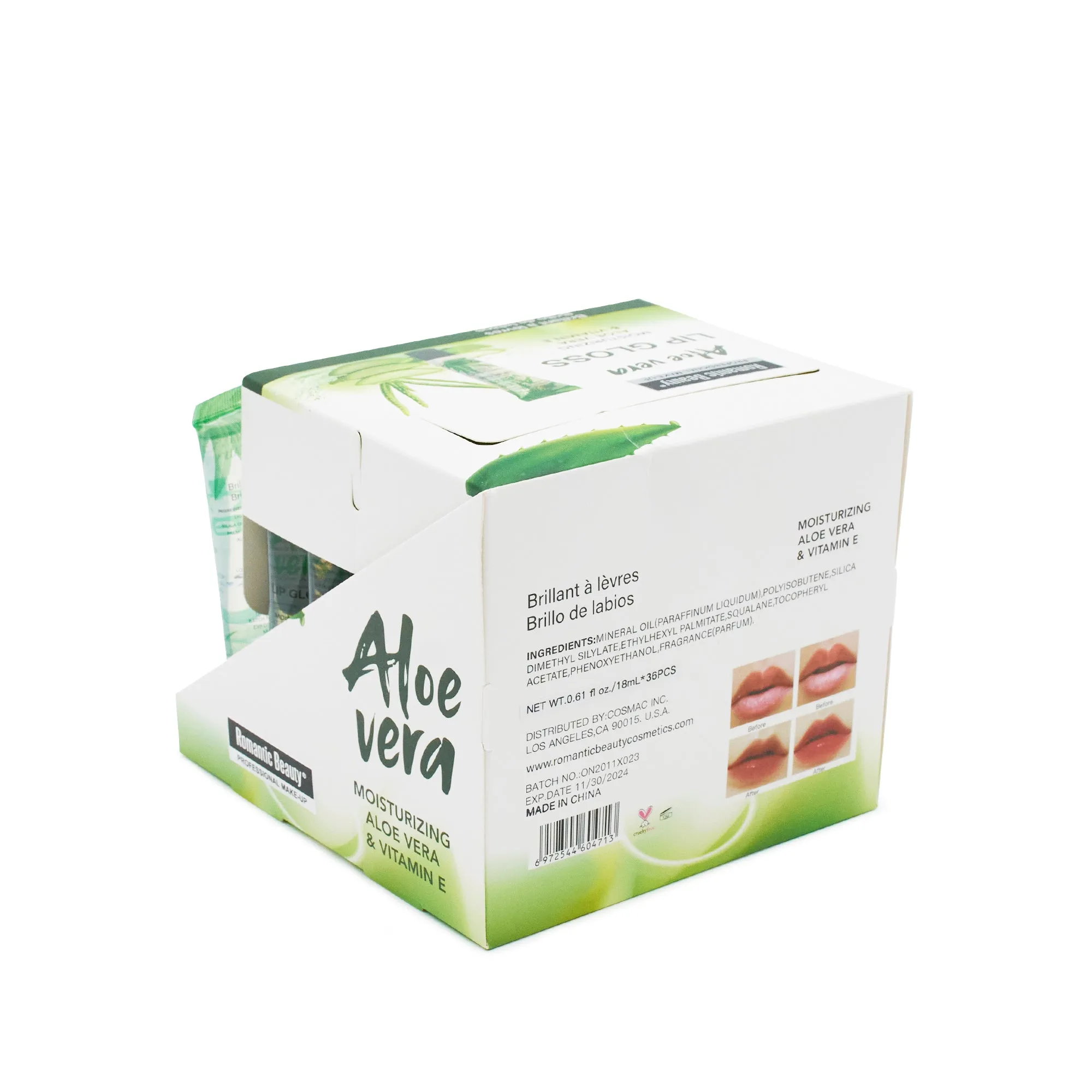 Lip Gloss Clear - Aloe