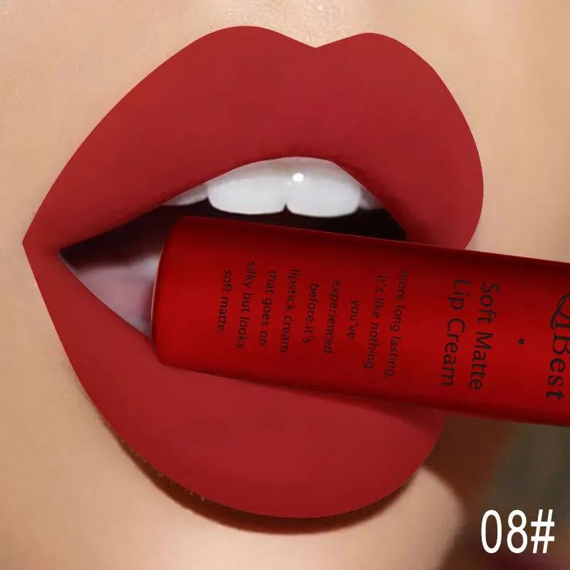 Lip Gloss Liquid Lipstick: Waterproof, Long-lasting Lip Stain Makeup for Women.