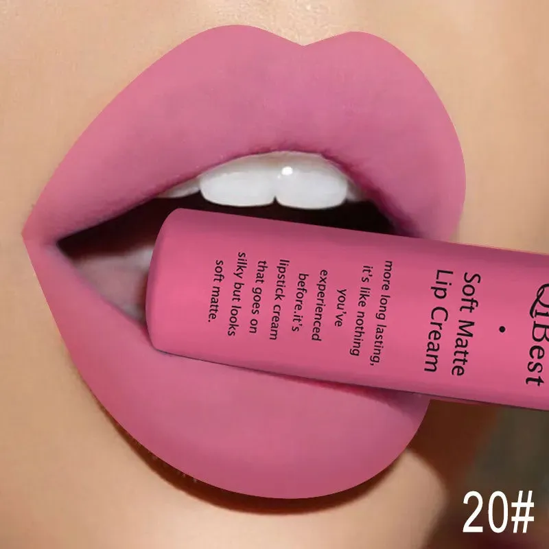 Lip Gloss Liquid Lipstick: Waterproof, Long-lasting Lip Stain Makeup for Women.