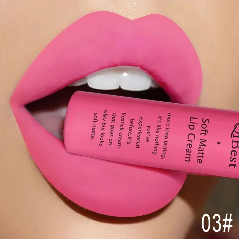 Lip Gloss Liquid Lipstick: Waterproof, Long-lasting Lip Stain Makeup for Women.