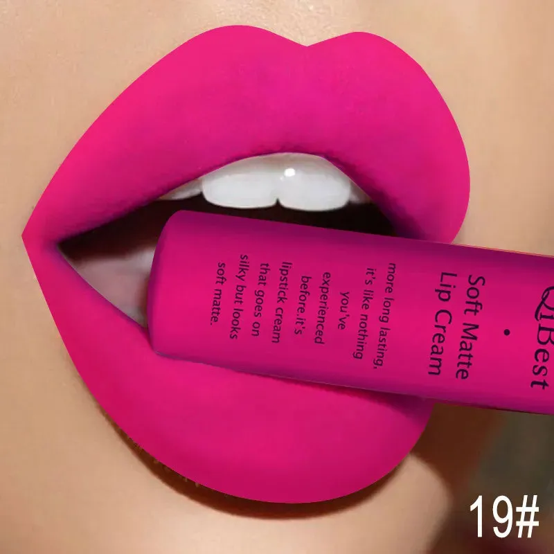 Lip Gloss Liquid Lipstick: Waterproof, Long-lasting Lip Stain Makeup for Women.