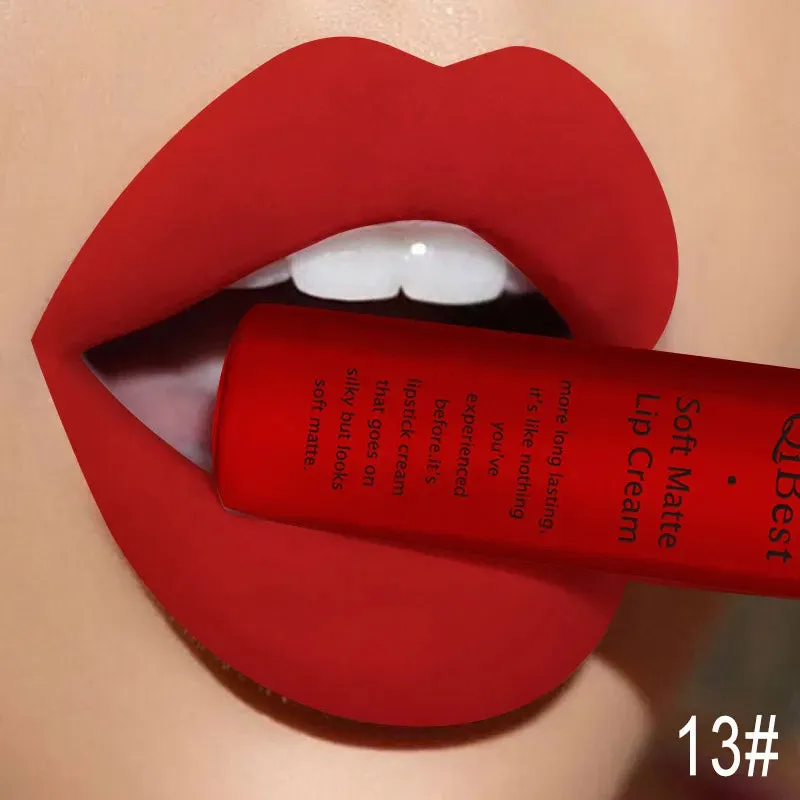 Lip Gloss Liquid Lipstick: Waterproof, Long-lasting Lip Stain Makeup for Women.
