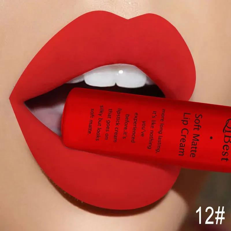 Lip Gloss Liquid Lipstick: Waterproof, Long-lasting Lip Stain Makeup for Women.