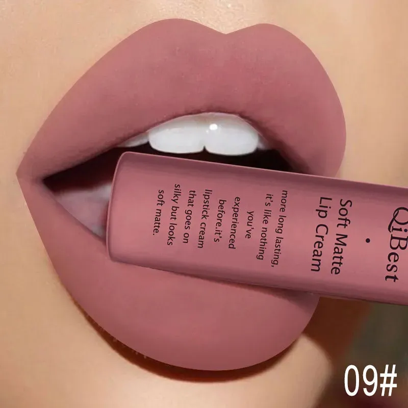 Lip Gloss Liquid Lipstick: Waterproof, Long-lasting Lip Stain Makeup for Women.