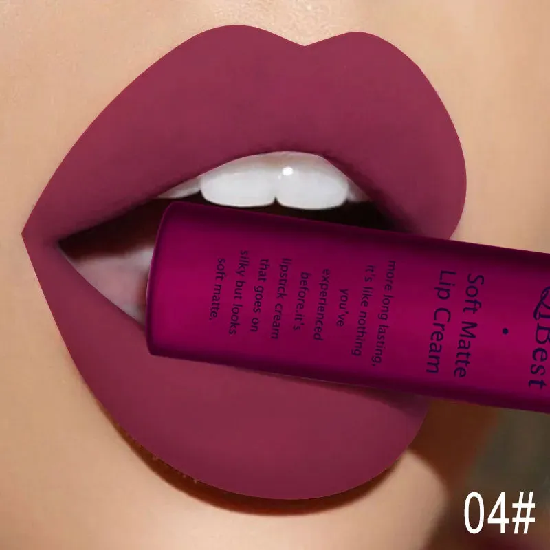 Lip Gloss Liquid Lipstick: Waterproof, Long-lasting Lip Stain Makeup for Women.