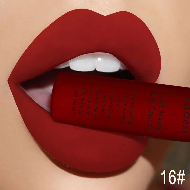 Lip Gloss Liquid Lipstick: Waterproof, Long-lasting Lip Stain Makeup for Women.