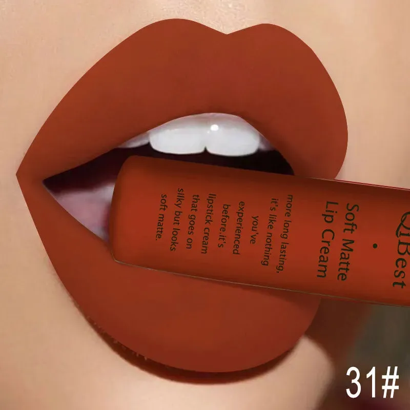 Lip Gloss Liquid Lipstick: Waterproof, Long-lasting Lip Stain Makeup for Women.