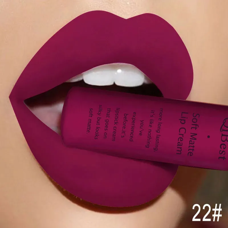 Lip Gloss Liquid Lipstick: Waterproof, Long-lasting Lip Stain Makeup for Women.