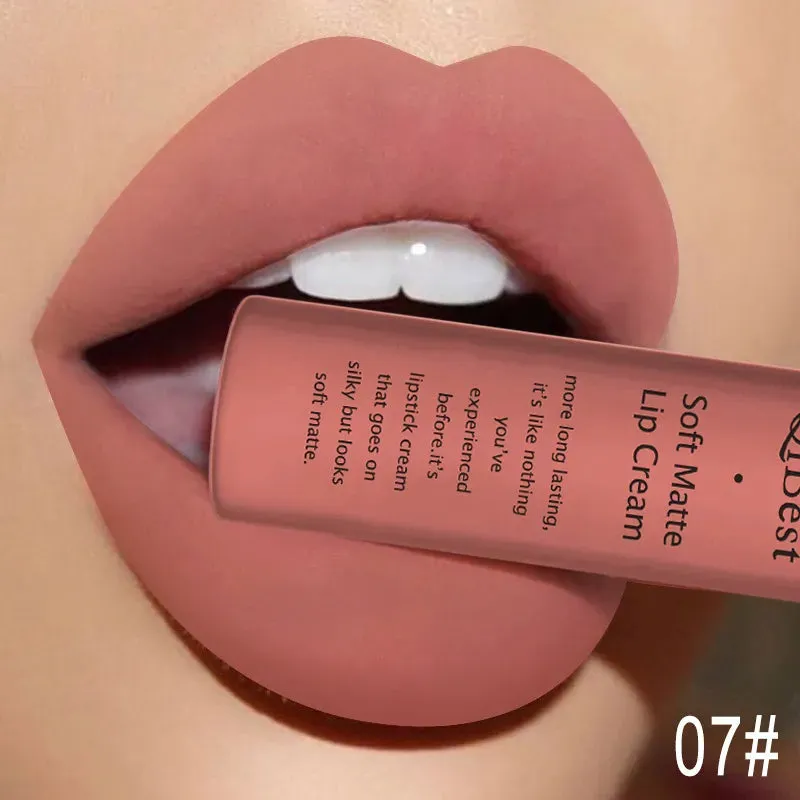 Lip Gloss Liquid Lipstick: Waterproof, Long-lasting Lip Stain Makeup for Women.