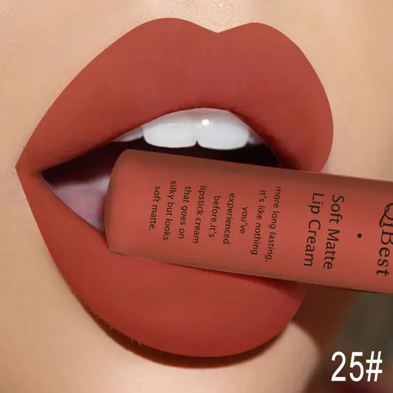 Lip Gloss Liquid Lipstick: Waterproof, Long-lasting Lip Stain Makeup for Women.