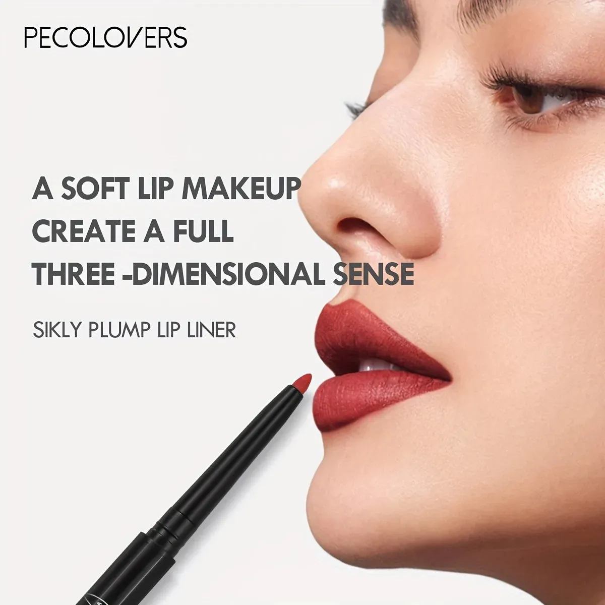 Long Lasting Lip Liner Pencil Lipstick Matte Smooth Waterproof Lipliner Non-stick Cup Lipstick Pen Beauty Makeup