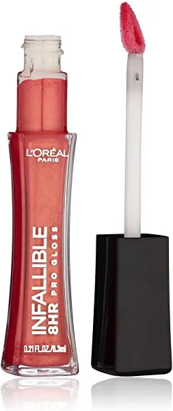 L'Oréal Paris Infallible 8 HR Pro Gloss, Fiery, 0.21 fl. oz.