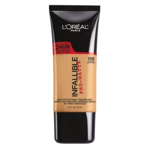 Loreal Infallible Pro-Matte Foundation, Sun Beige #106