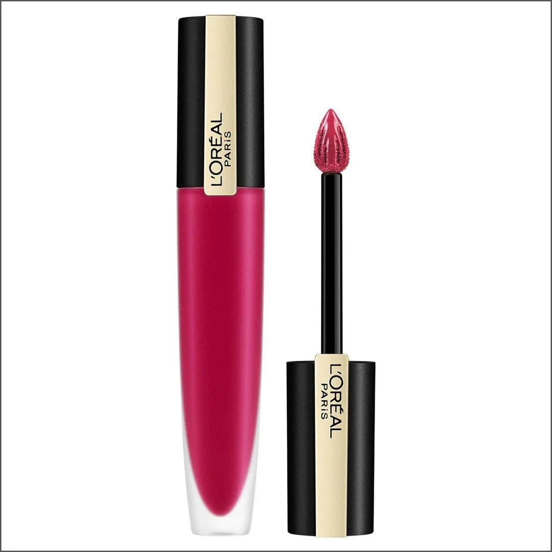 L'Oreal Rouge Signature Matte Lipstick 114 I Represent