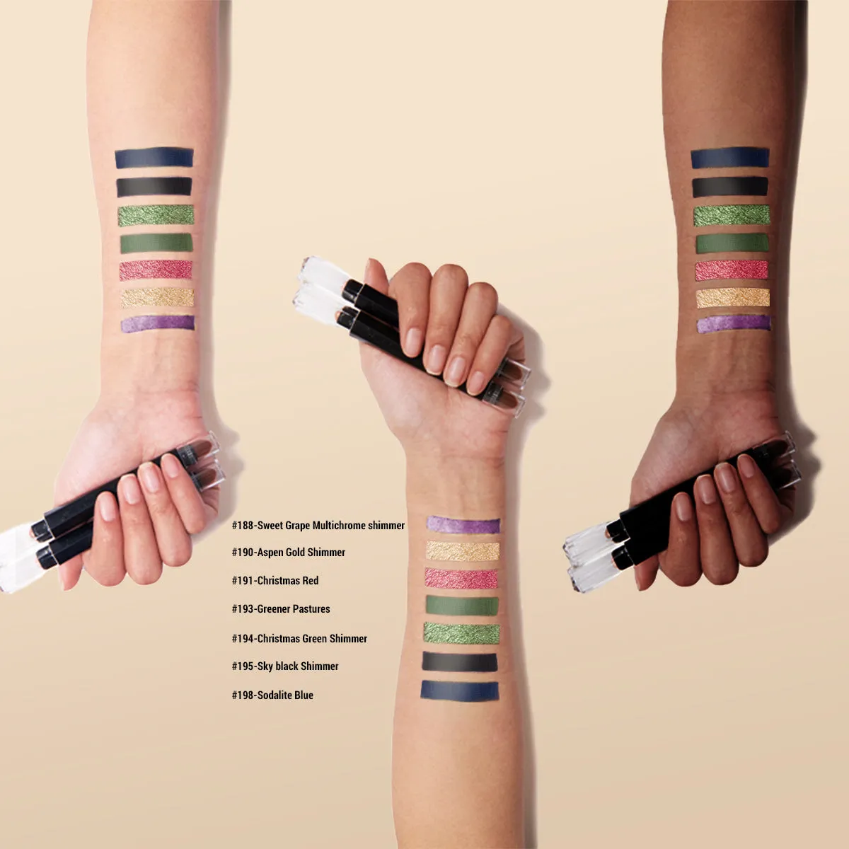 Magic Color Eyeshadow Stick #195 - Sky Black Shimmer