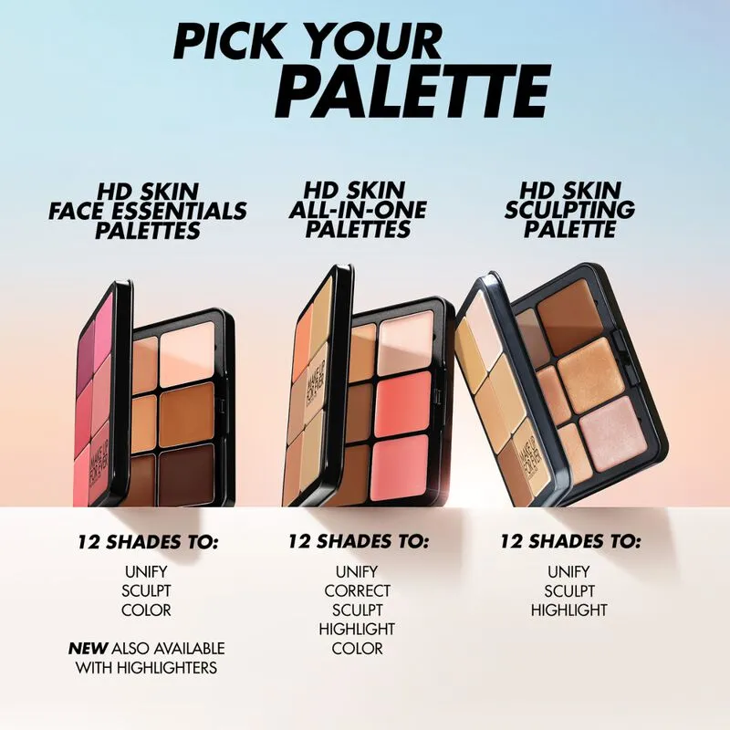 Make Up For Ever HD Skin Face Essentials Palette *NEW* - LIGHT Harmony 1