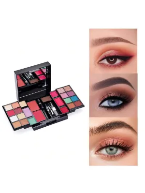 Makeup Kit For Women Full Kit,Face Makeup Product & Tool Set, 1Kit Eyeshadow Palette & Lip Gloss & Blush & Cosmetic Brush All-In-One Cosmetic Kit