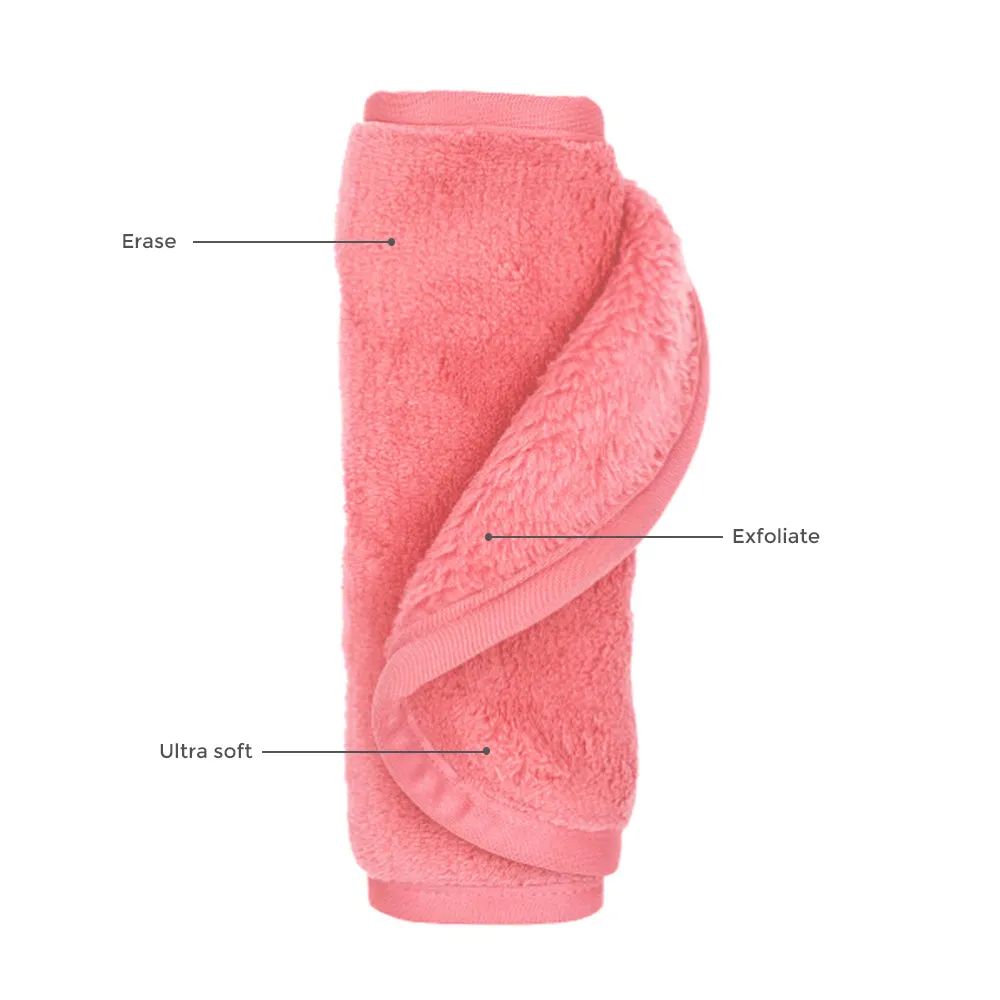Makeup Remover Cloth Reusable Microfiber Face Towel Washable, Facial Cleansing Cloths [3 Per Pack]