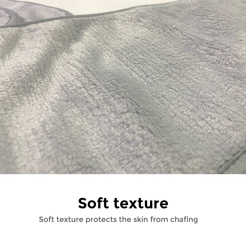 Makeup Remover Cloth Reusable Microfiber Face Towel Washable, Square Facial Cleansing Cloth, Makeup Hair Band for Sports Yoga Gym Band