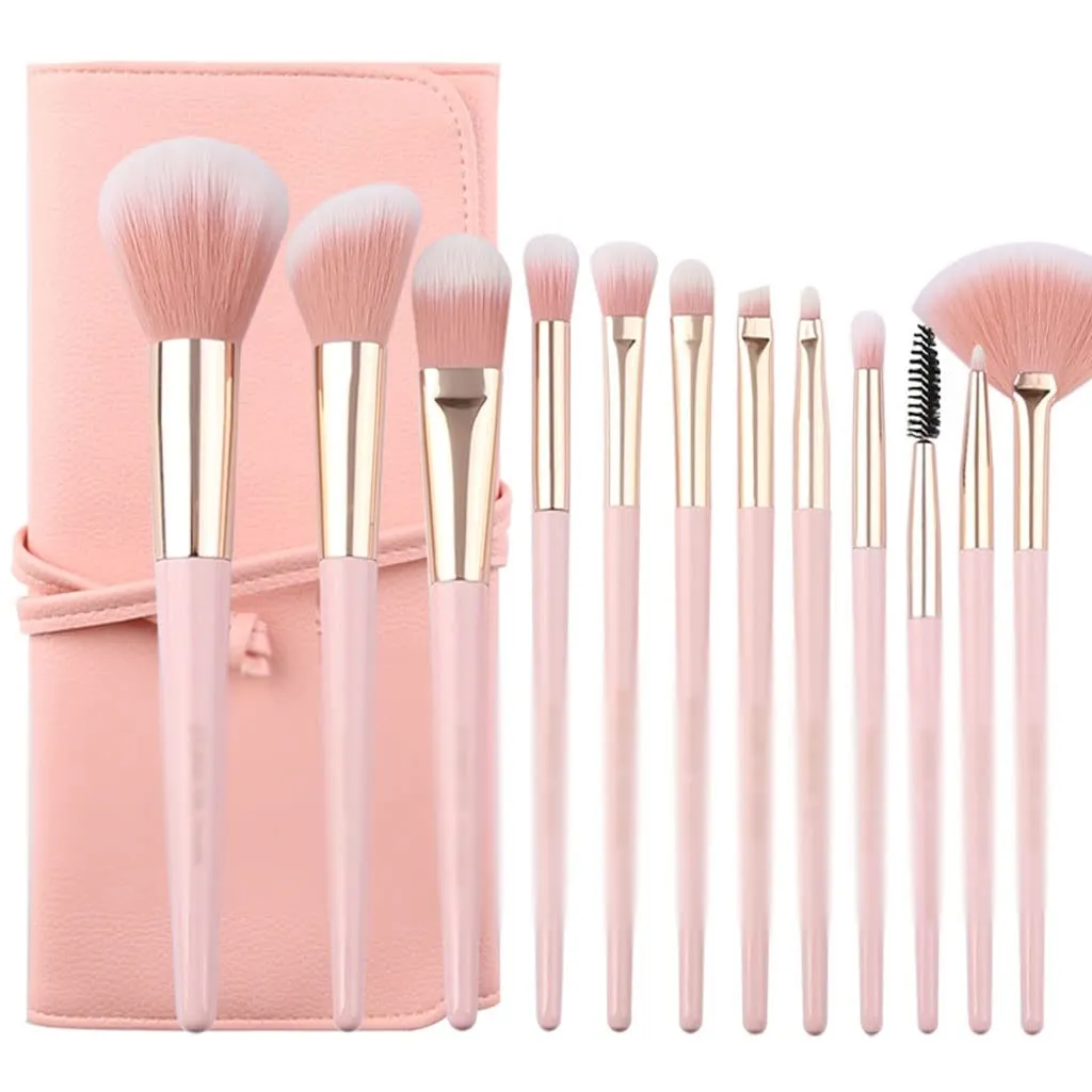 Makeup Tool 12 Piece Set Powder Makeup Brush Complete Set