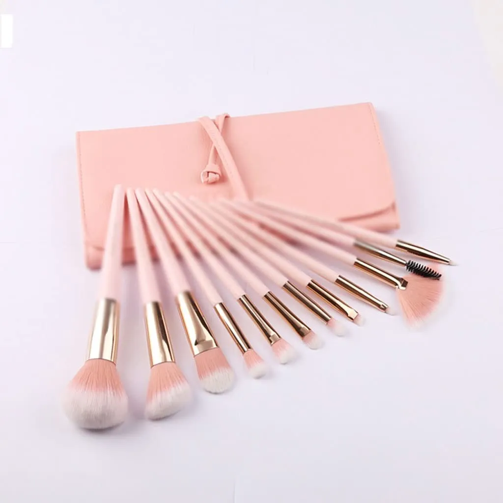 Makeup Tool 12 Piece Set Powder Makeup Brush Complete Set
