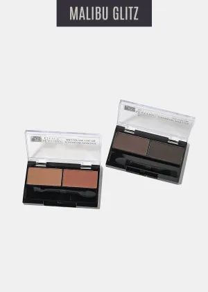Malibu Brush On Eyebrow Powder Duo