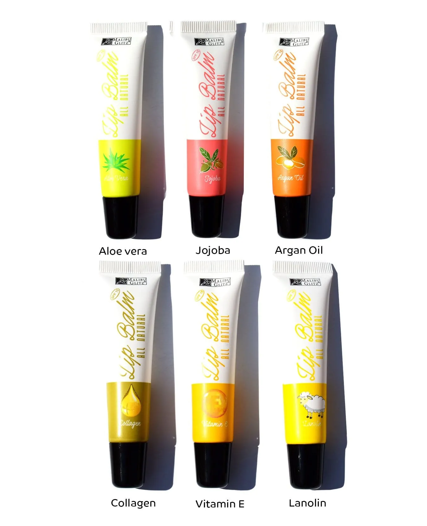 Malibu Glitz Lip Balm All Natural
