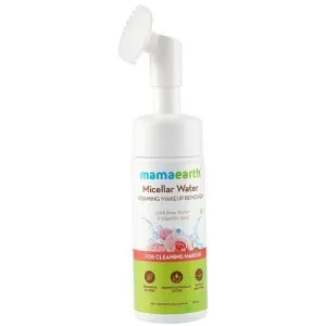 Mamaearth Micellar Water Foaming Makeup Remover With Rose Water & Glycolic Acid 150 ml
