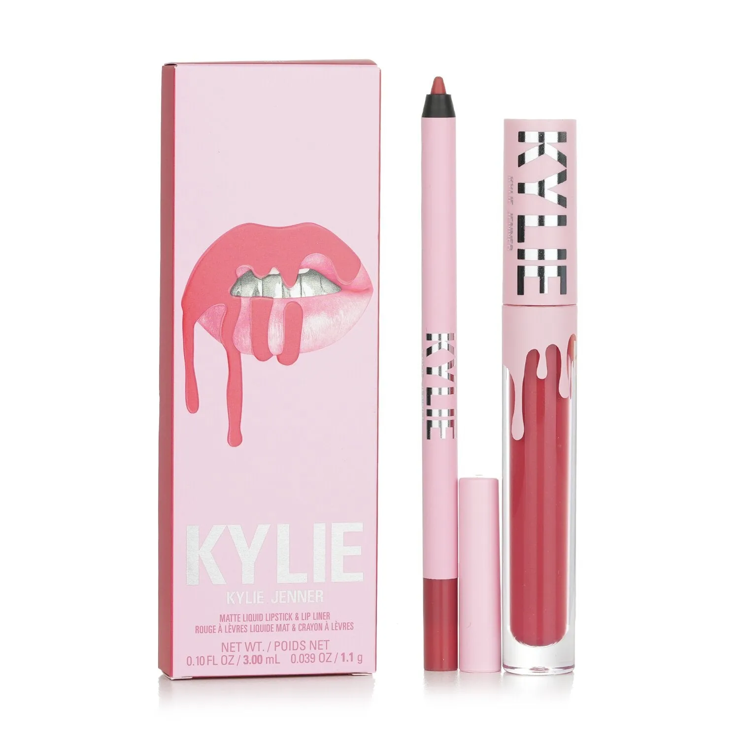 Matte Lip Kit: Matte Liquid Lipstick 3ml   Lip Liner 1.1g - # 500 Kristen Matte