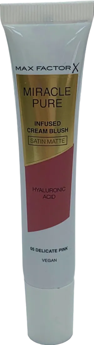 Max Factor Miracle Pure Infused Cream Blush Satin Matte 05 Delicate Pink 20 ml