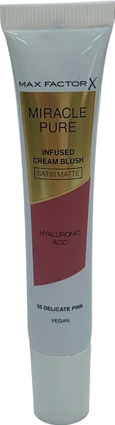 Max Factor Miracle Pure Infused Cream Blush Satin Matte 05 Delicate Pink 20 ml