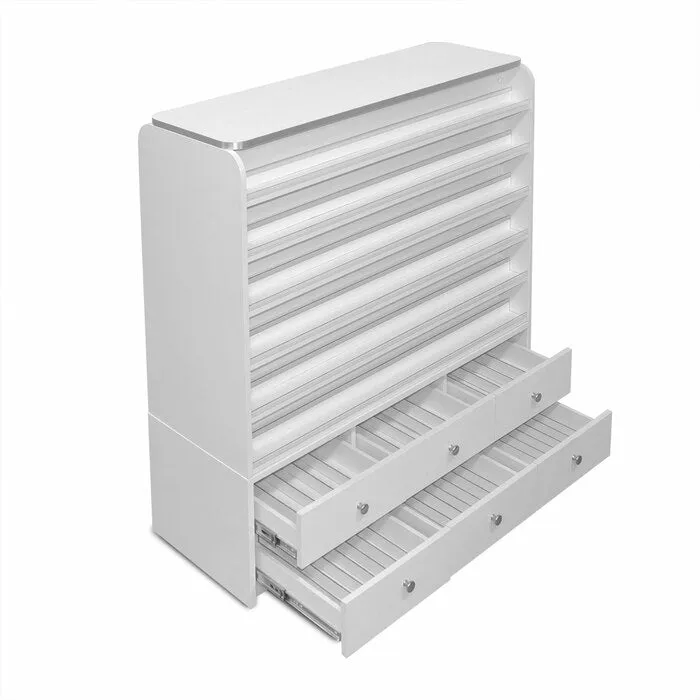 Mayakoba Sonoma Polish & Powder Rack with Cabinets