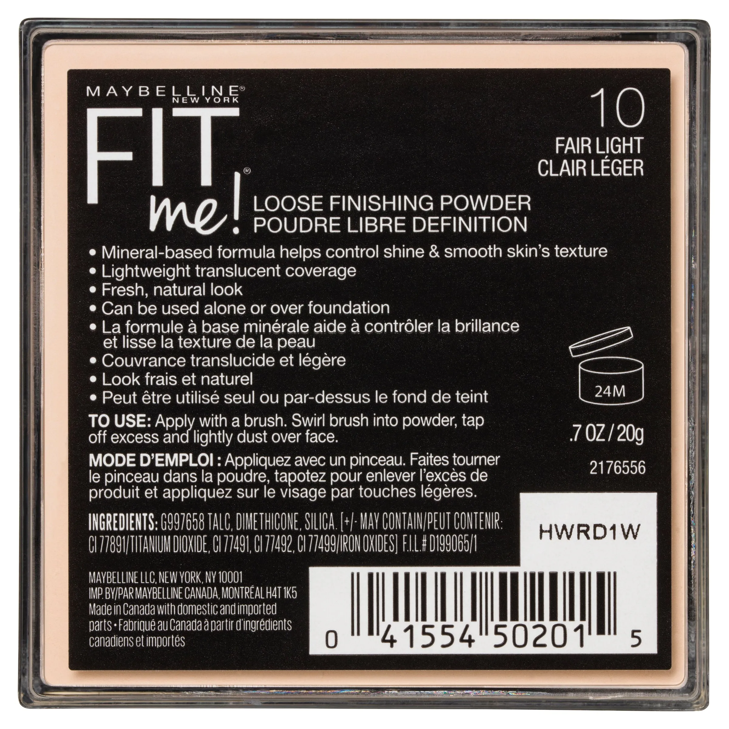 Maybelline Fit Me Loose Finishing Powder - Fair Light 10