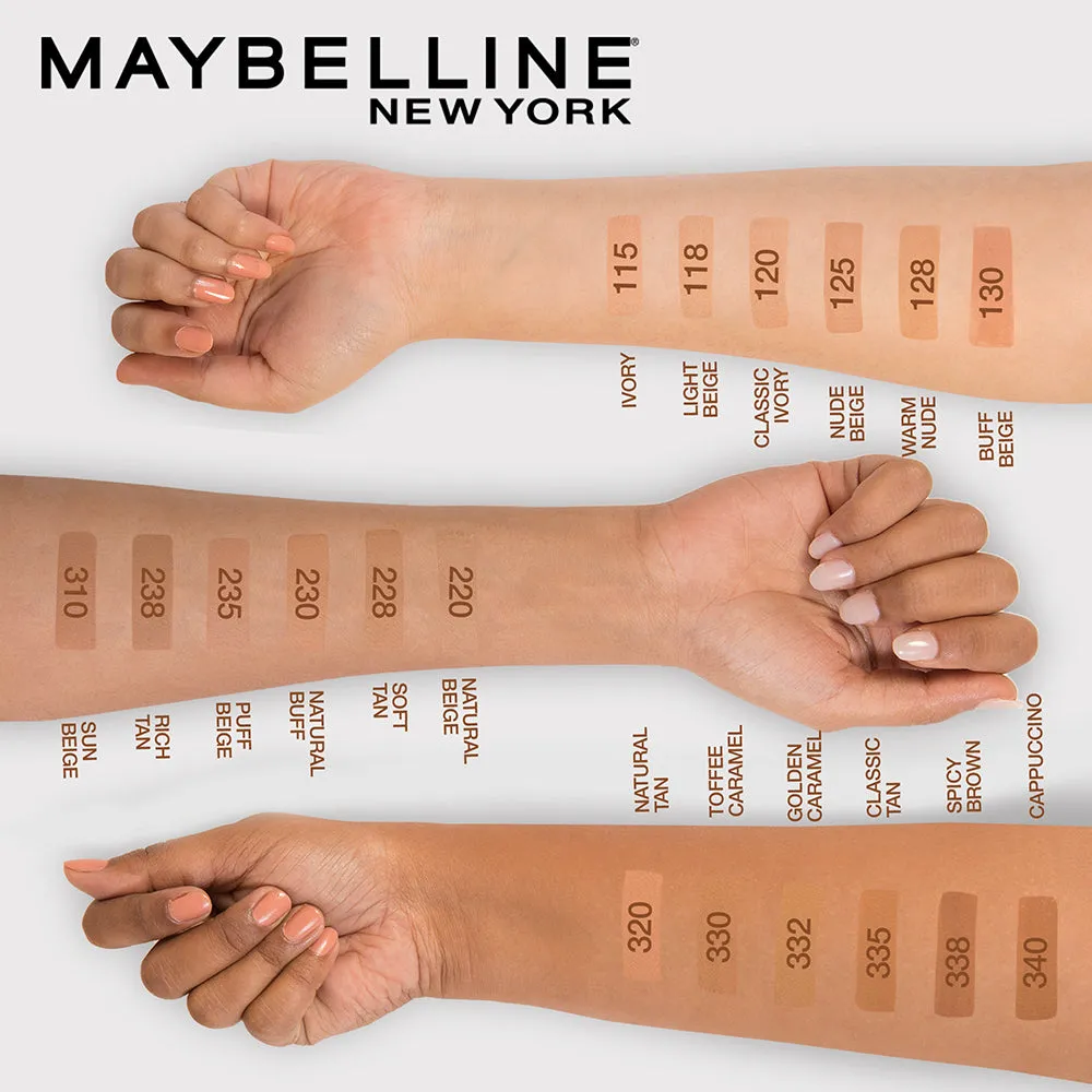 Maybelline New York Fit Me Matte   Poreless Liquid Foundation, 310 Sun Beige | Matte Foundation | Oil Control Foundation | Foundation With SPF, 30 ml
