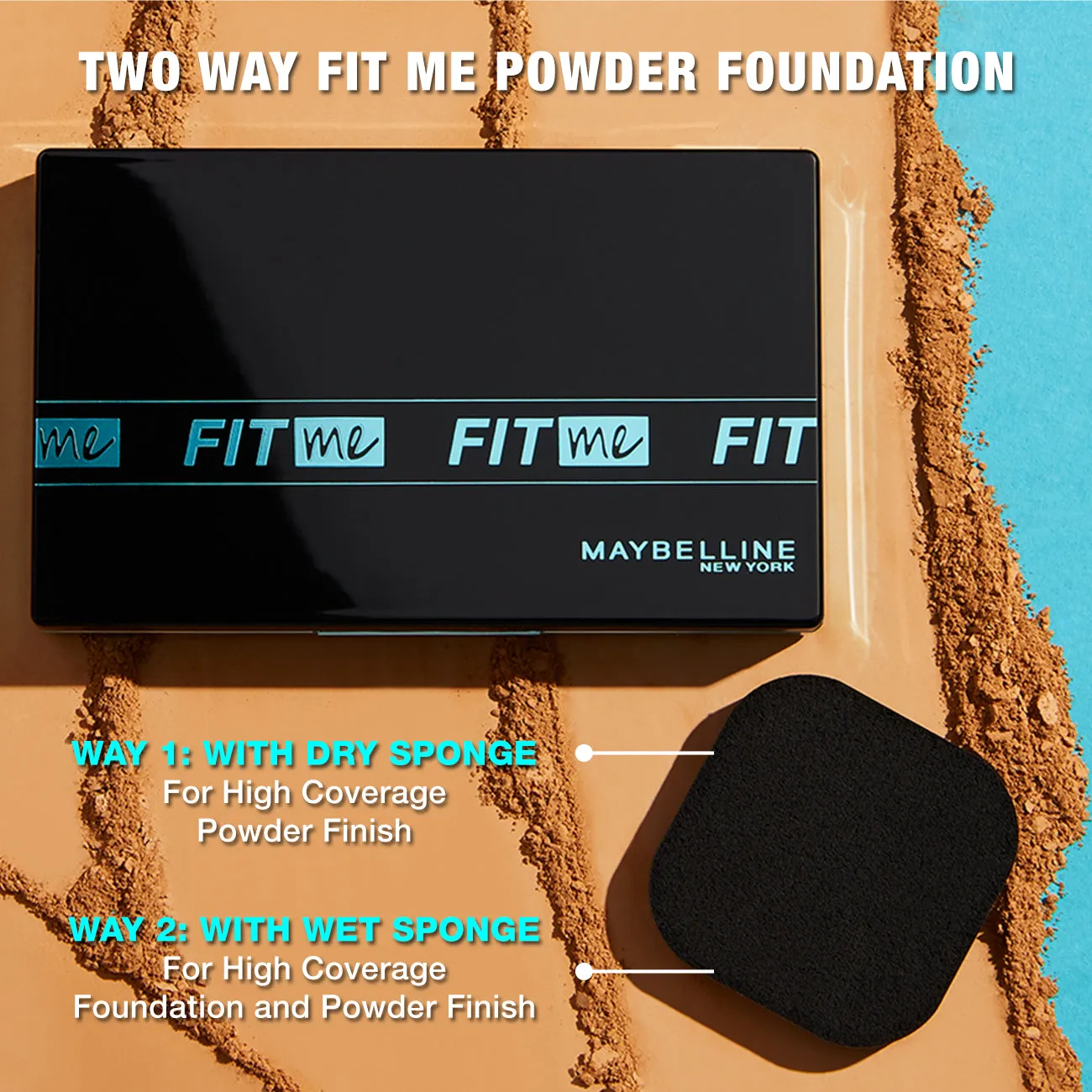 Maybelline New York Fit Me Ultimate Powder Foundation, Shade 120