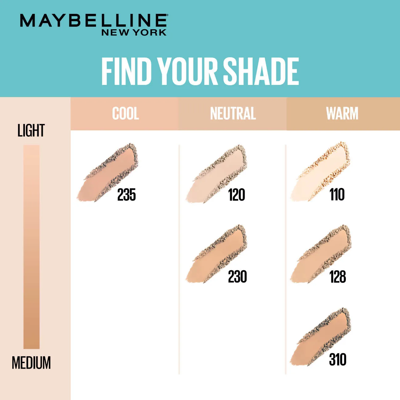 Maybelline New York Fit Me Ultimate Powder Foundation, Shade 120