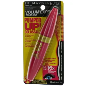Maybelline Women's Mascara - Pumped Up Colossal Volum' Express 214 Glam Black, 0.33 oz