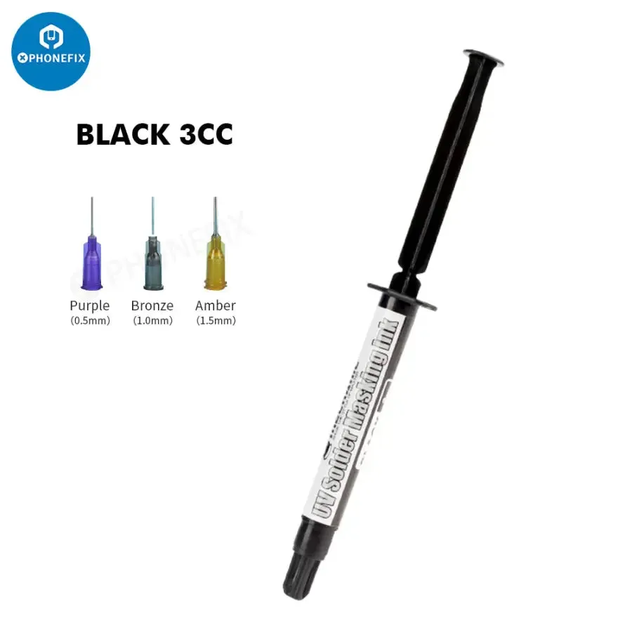 MECHANIC UV Light Curing BGA PCB Solder Mask Ink Black/Green