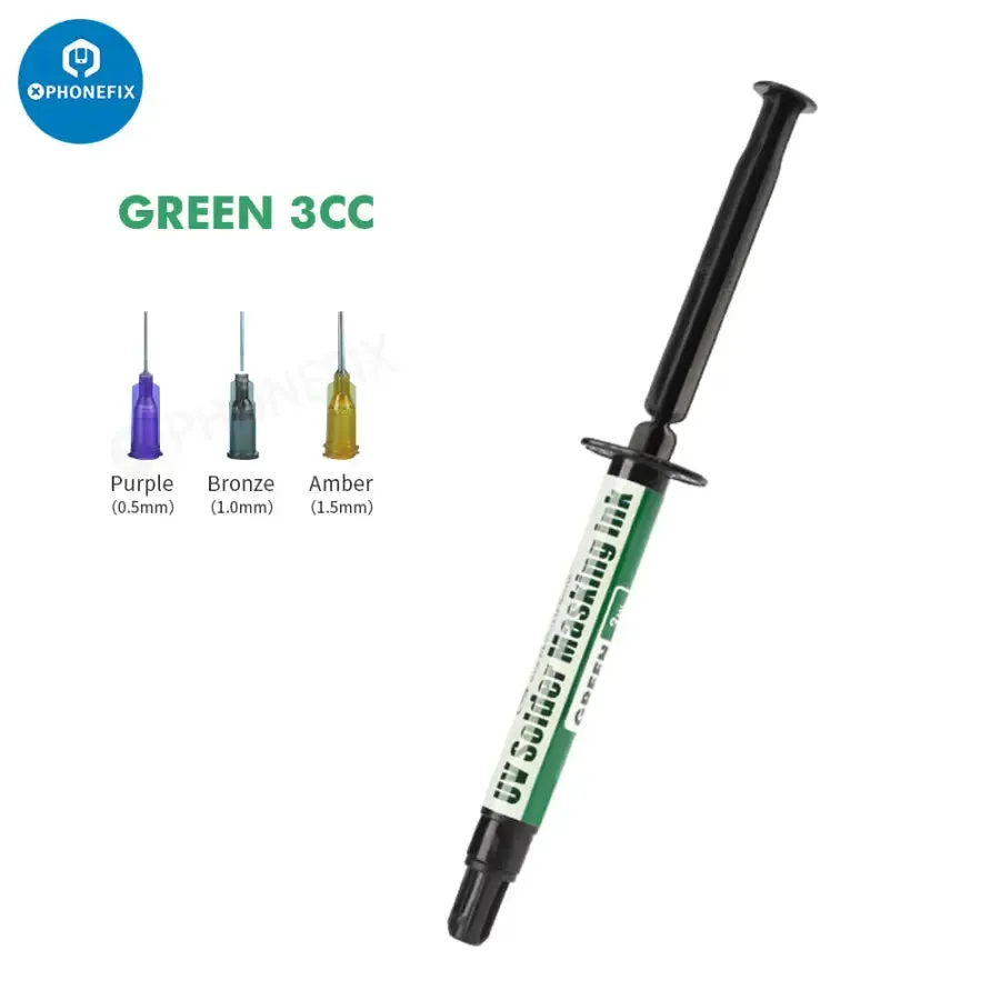 MECHANIC UV Light Curing BGA PCB Solder Mask Ink Black/Green