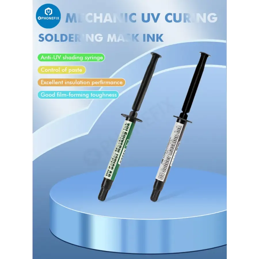 MECHANIC UV Light Curing BGA PCB Solder Mask Ink Black/Green
