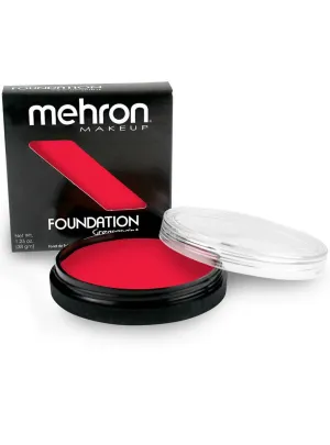 Mehron Red Greasepaint Foundation Makeup