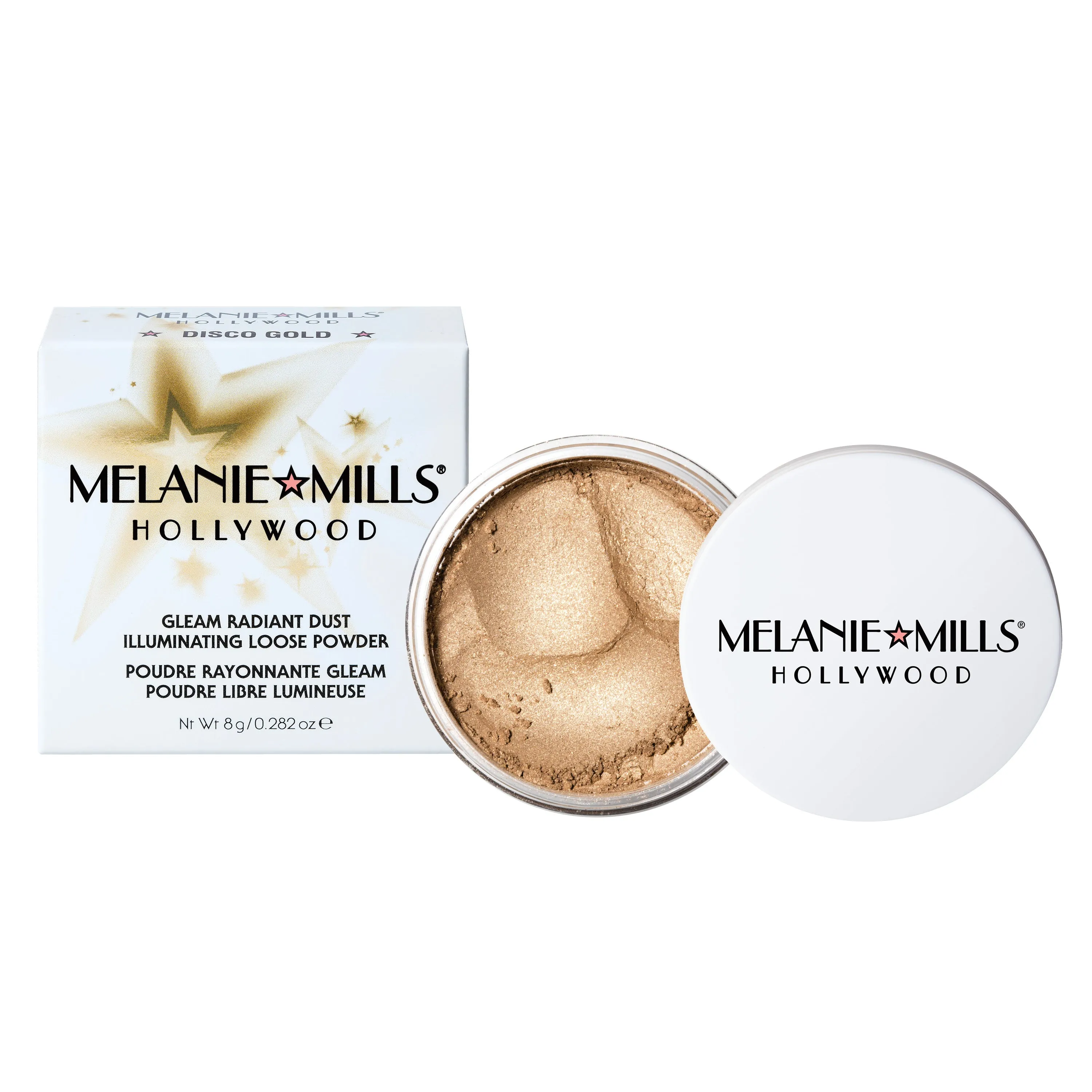 Melanie Mills Gleam Radiant Dust Shimmering Loose Powder for Face & Body